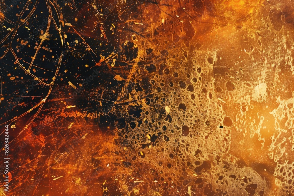 Poster close up of a textured brown and black background. ideal for graphic design projects