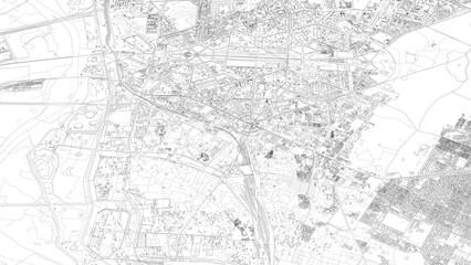 Fototapeta premium 3D illustration of city and urban in New Delhi India