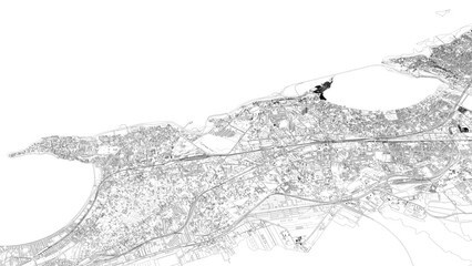 Obraz premium 3D illustration of city and urban in Mumbai India