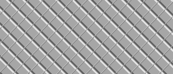 Grey brick wall pattern for kitchen and bathroom. Modern backdrop. Grey cover vector background.