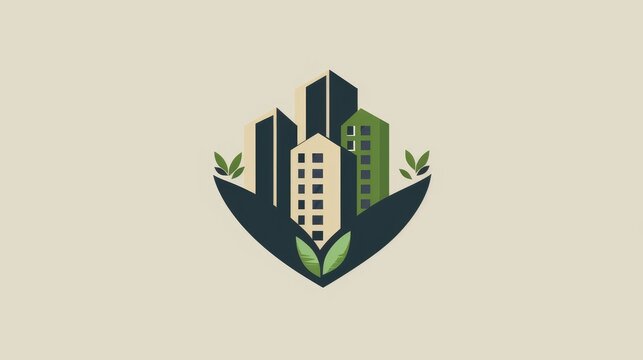 Contemporary real estate logo design