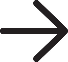 Arrow Sign Simple Icon Sign