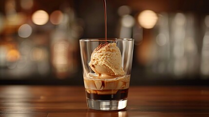 Elegant Affogato Dessert