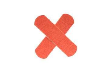 Fabric adhesive isolated on a transparent background