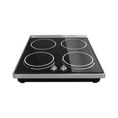 Fototapeta premium Induction stove. Isolated on transparent background.