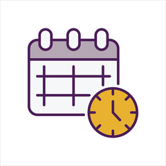 Timetable  vector icon