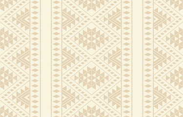 Geometric ethnic oriental ikat seamless pattern  color oriental. Aztec ornament print. Design for background ,curtain, carpet, wallpaper, clothing, wrapping, Batik, vector illustration.