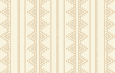 Geometric ethnic oriental ikat seamless pattern  color oriental. Aztec ornament print. Design for background ,curtain, carpet, wallpaper, clothing, wrapping, Batik, vector illustration.