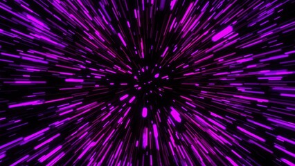 Obraz premium Hyper jump, Speed of light. Computer generated 3d render