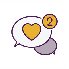 Likes  vector icon