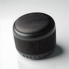 Bluetooth speaker 3d rendering with white background. Generative AI