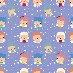 Seamless Pattern for Papers, Fabric, Scrapbooking