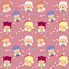 Seamless Pattern for Papers, Fabric, Scrapbooking