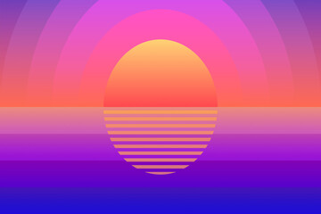 background with rainbow
