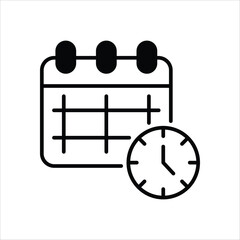 Timetable  vector icon