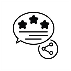 Positive Review  vector icon