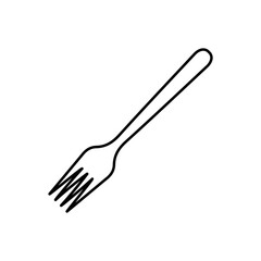 Fork icon. restaurant symbol vector illustration.
