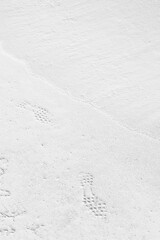 Vintage or grungy background of white sand texture floor and wall as a retro pattern layout used in constructions and interior design as a metaphor for sandy beaches, relaxation and  vacation