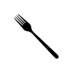 Fork icon. restaurant symbol vector illustration.