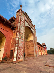 Reveling in the Beauty of Akbar's Tomb, Agra, Indiaa