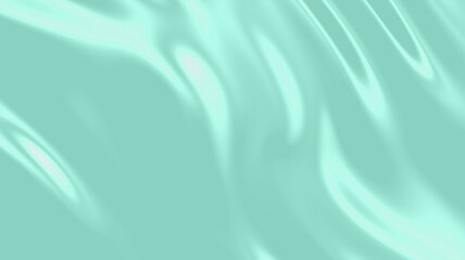 Tranquil Luxury: Flowing Waves of Smooth Green and Turquoise Silk Elegance.