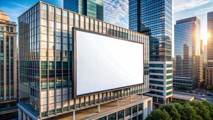 billboard or Led screen on the high buliding
