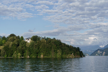 Lake Lucerne on sunset, Switzerland