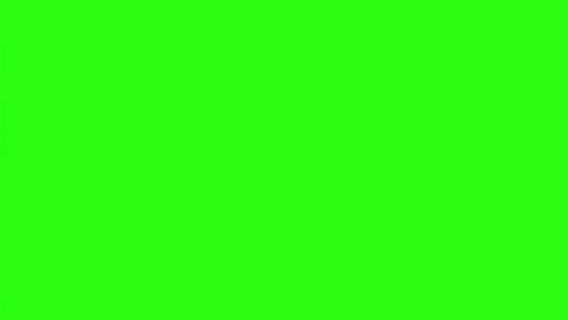 Approved stamp on green screen