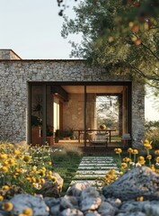 Stone House in a Stunning Natural Landscape