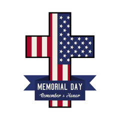 American cross memorial day