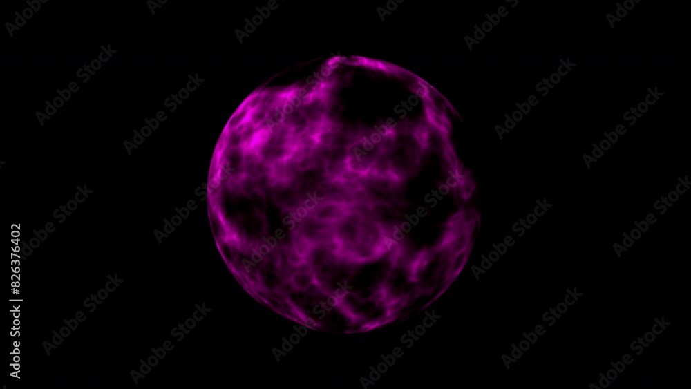 Poster sphere with molten core. computer generated 3d render