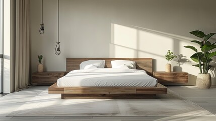 bedroom minimal style