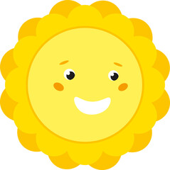 Smiling sun