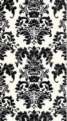 Damask pattern vector image