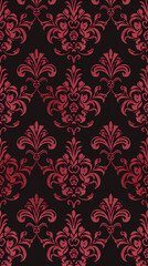 Damask pattern vector image