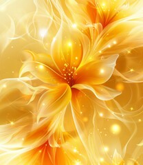 Fototapeta premium Exquisite Auroral Luminous Flowers