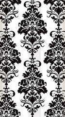 Fototapeta premium Damask pattern vector image