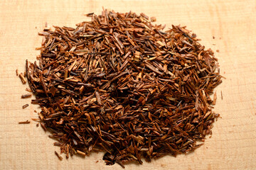 rooibos plant with citrus fruits for infusion without theine