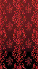 Damask pattern vector image