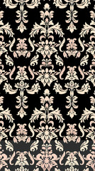 Damask pattern vector image