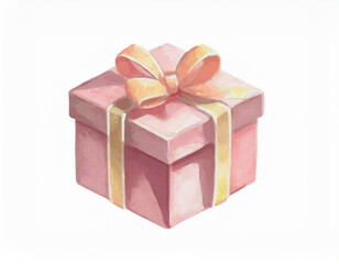 Obraz premium Illustration of a gift box