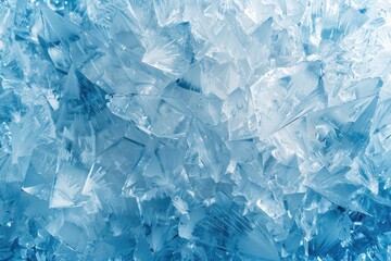 Frozen Crystal Snow Ice Macro Image Texture Background