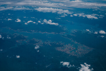 Aerial view of cityscape