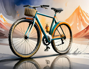 Fototapeta premium bicycle illustration