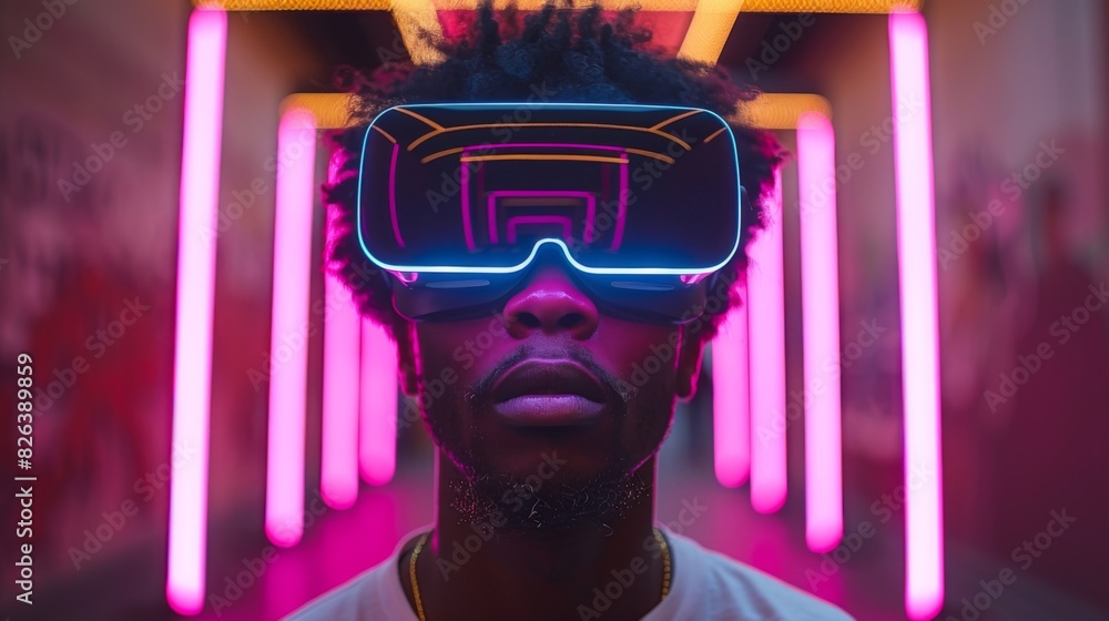 Poster Explore the theme of virtual escapism with images of passengers using smartphones to immerse themselves in digital worlds, whether through