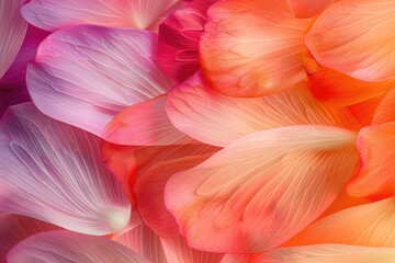 Flower Texture Background with Pink Purple Petals