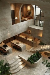 Modern Duplex Apartment Interior Design