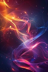 Cosmic Symphony: A Colorful Nebula