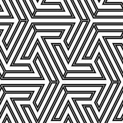 Tribal wallpaper. Geometric background. Figures image. Folk backdrop. Ethnic ornament. Mosaics motif. Digital paper, web design, textile print. Seamless pattern. Vector art work