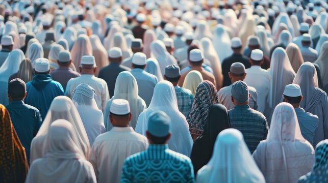 A major Muslim festival marking the end of Ramadan. It includes prayers and celebrations with family and community.